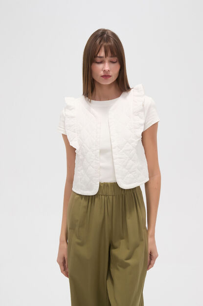 CHALECO BUFIMA BLANCO image number null