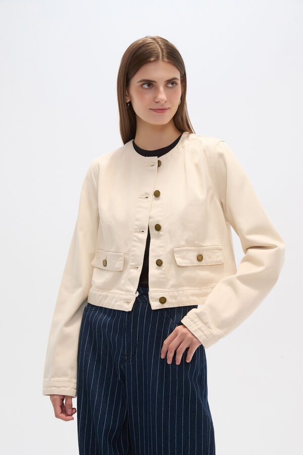 CHAQUETA YALE CRUDO / NATURAL image number null