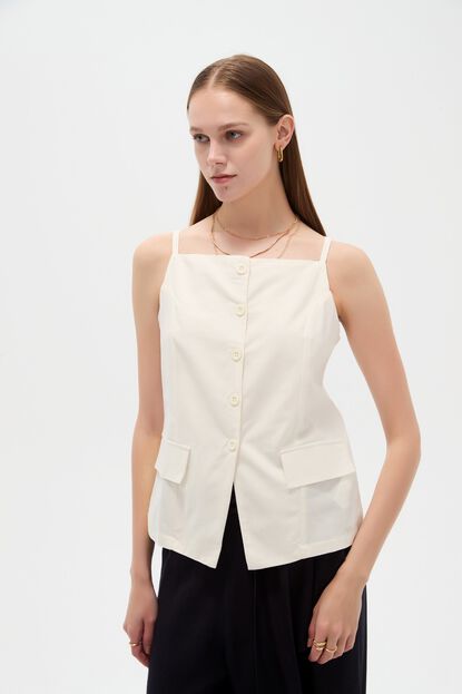 TOPS ZORVIN 70809 MARFIL  / OFF WHITE image number null
