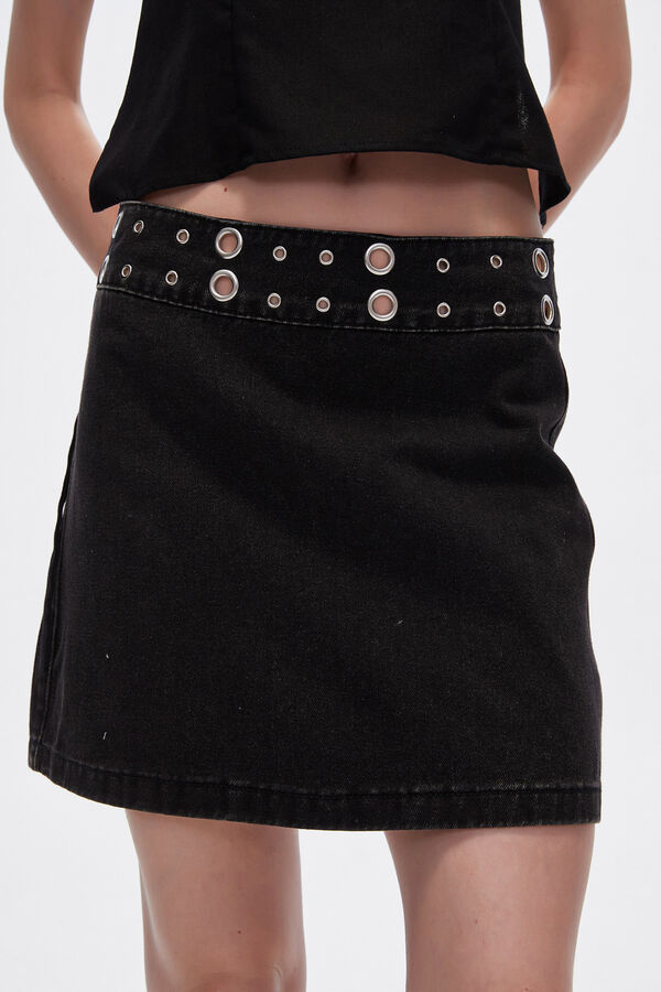 FALDA ELFANIS GRIS OSCURO image number null