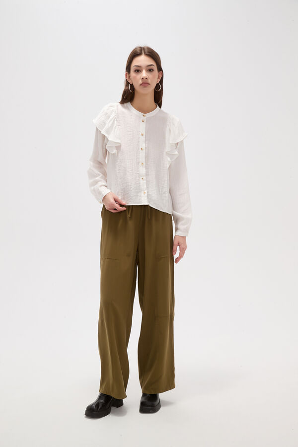 CAMISA WYLEN MARFIL  / OFF WHITE image number null