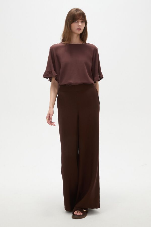 PANTALON DILNA 70607 CHOCOLATE image number null