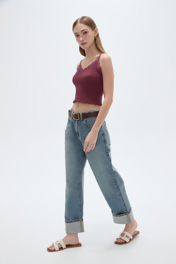 TOPS STUSSY 70809 MAGENTA image number null