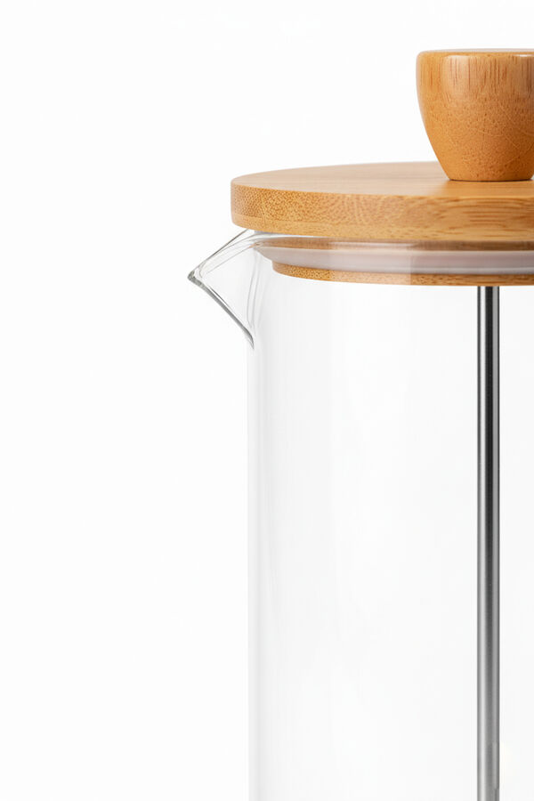 Cafetera Prensa Tapa Madera COLOR UNICO image number null