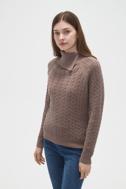 SWEATER AILARA TAUPE / MINK / VISON image number null
