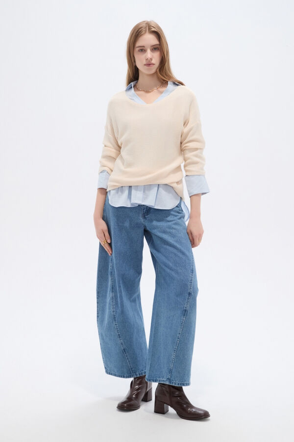 SWEATER SERENITE 70607 CRUDO / NATURAL image number null