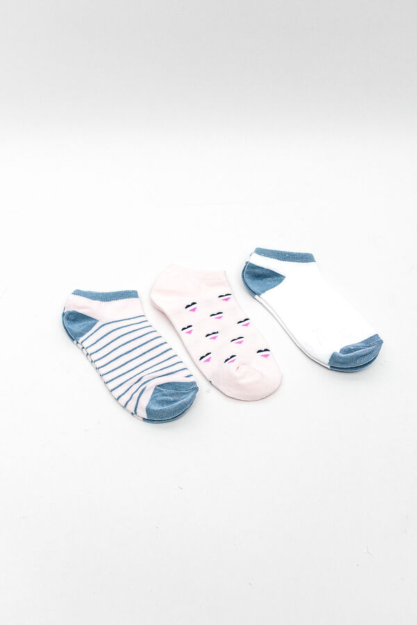 Medias Ankle Astromos, Pack x 3 COLOR UNICO image number null