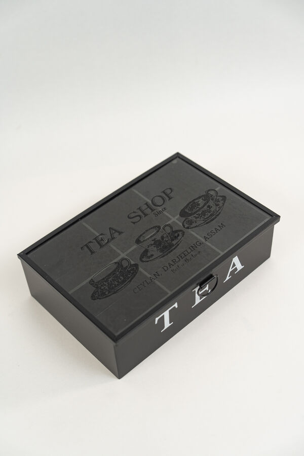 Caja para T&eacute; Vemir, 6 separaciones. NEGRO image number null