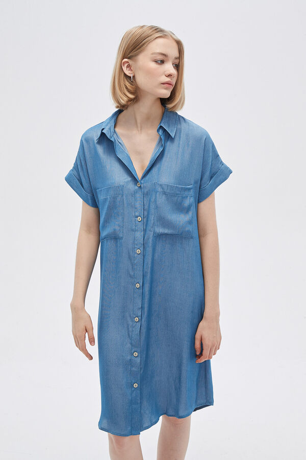 VESTIDO LEMOS AZUL CLARO image number null