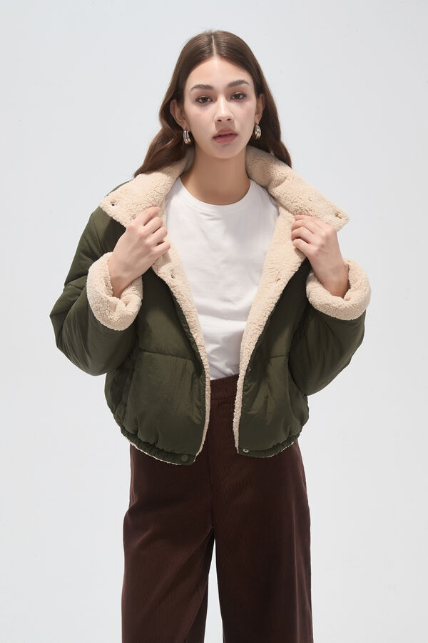 CAMPERA LUENA VERDE OLIVA OSCURO image number null