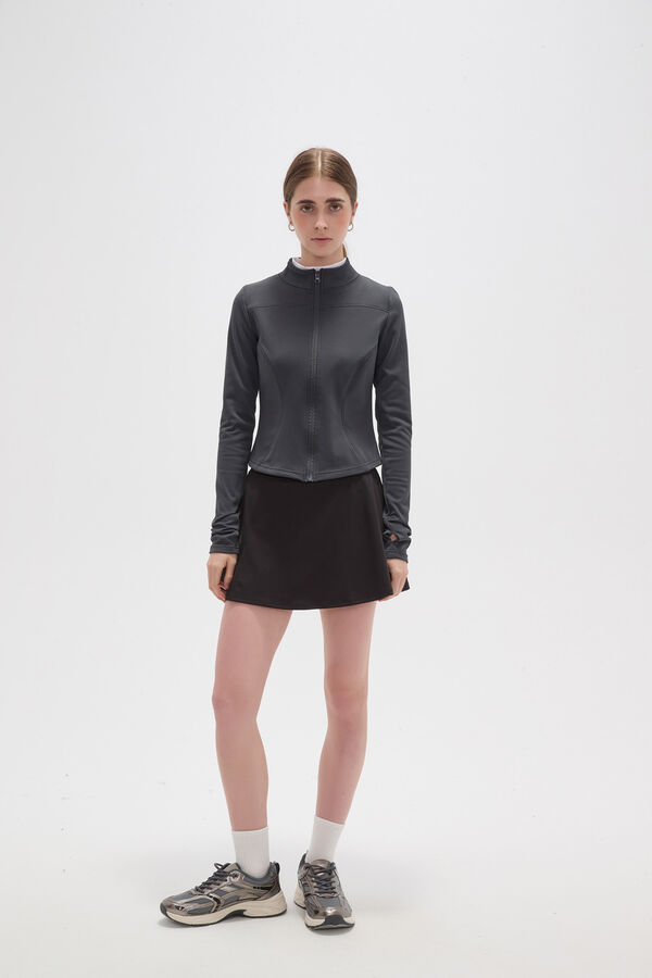 CAMPERA PALUA GRIS OSCURO image number null