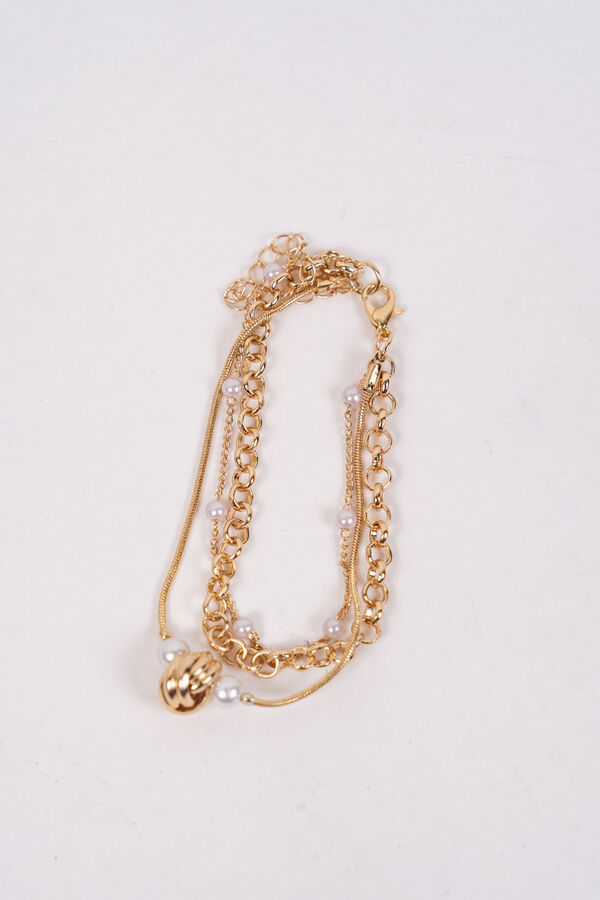 Brazalete Perl DORADO image number null