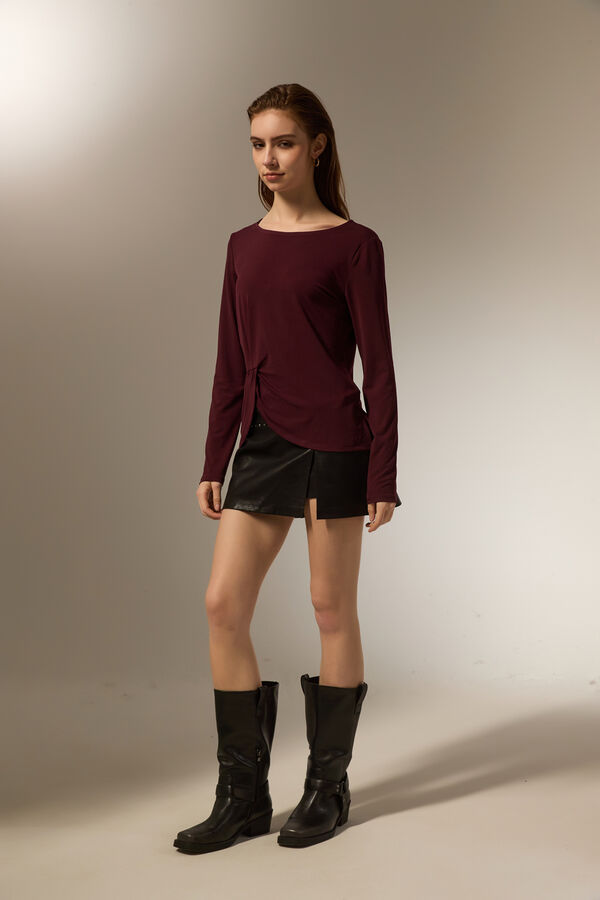 REMERA GADER CEREZA OSCURO image number null