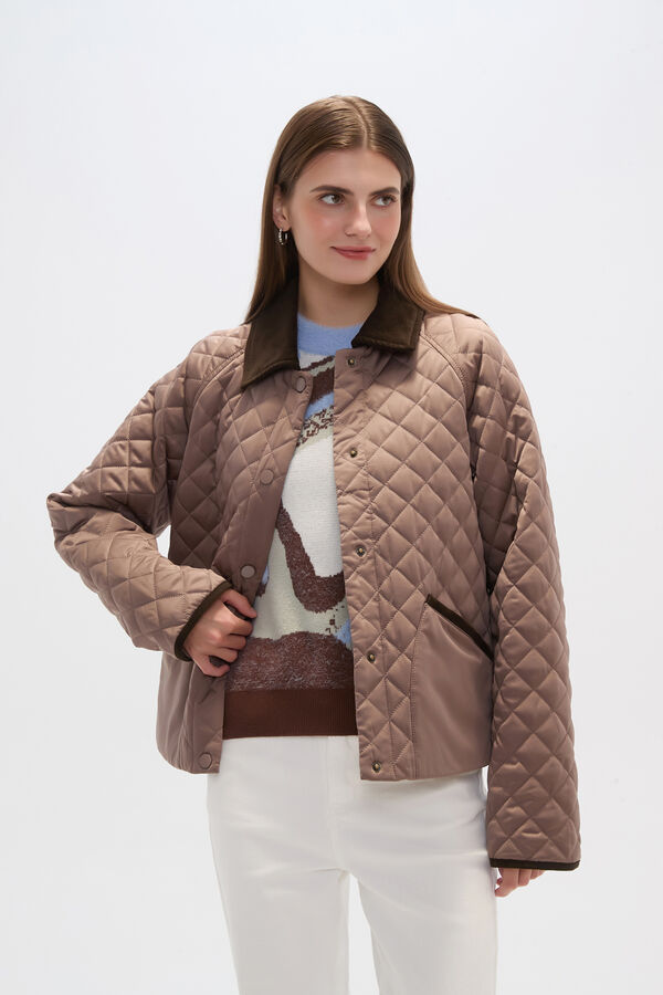 CAMPERA BIANZA TAUPE / MINK / VISON image number null