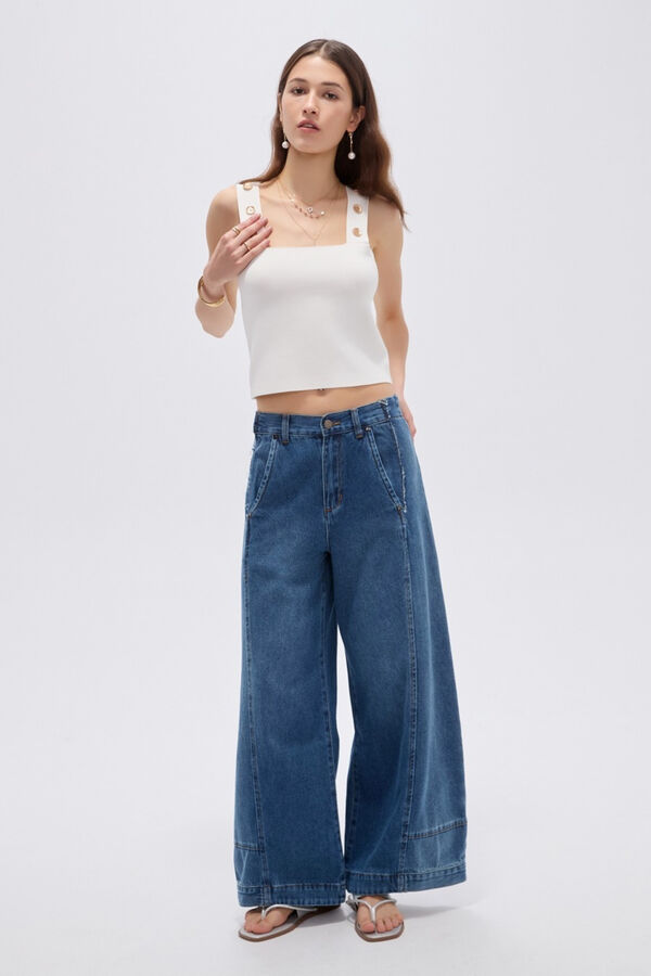 PANTALON REKA 70607 AZUL MEDIO image number null