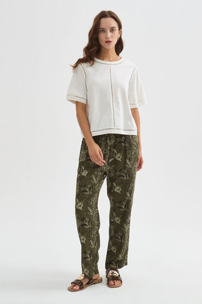 REMERA TAYEL 70607 MARFIL  / OFF WHITE image number null