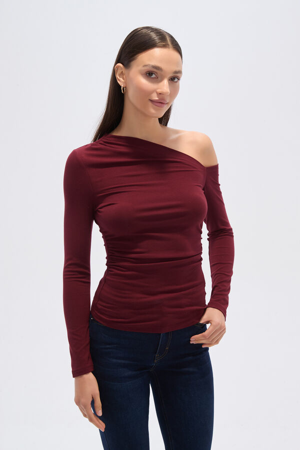TOPS ROSERA BORDEAUX image number null