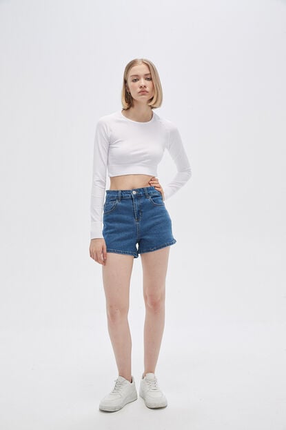 SHORT BASICILATA AZUL image number null