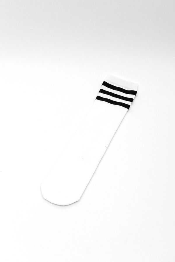 Medias Crew Stripes COLOR UNICO image number null