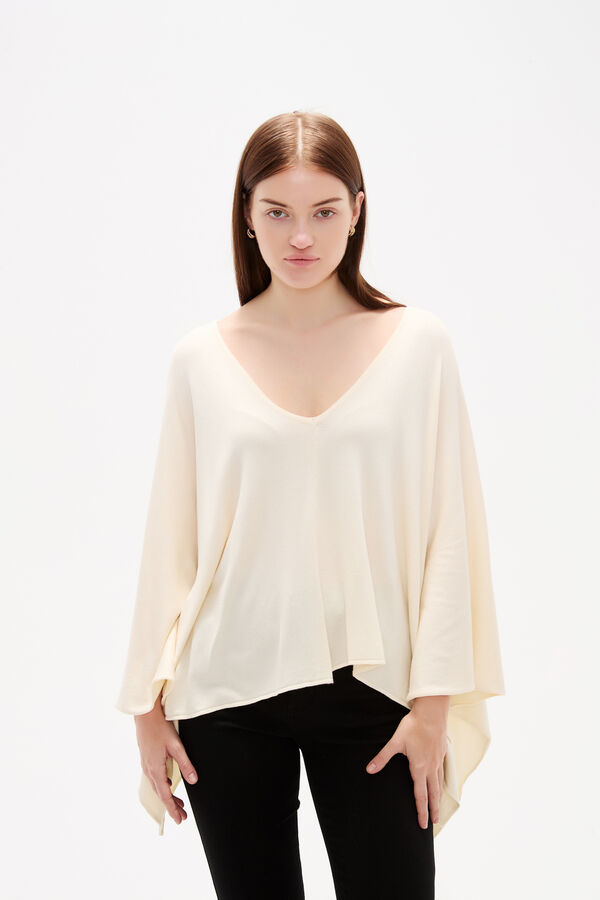 PONCHO RALP CRUDO / NATURAL image number null