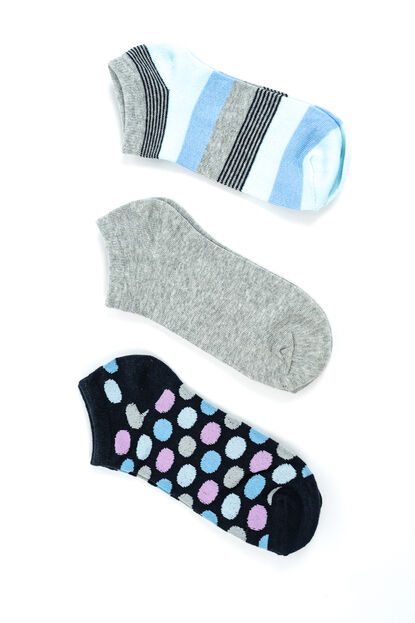 Medias Ankle Clasic, Pack x 3 COLOR UNICO image number null