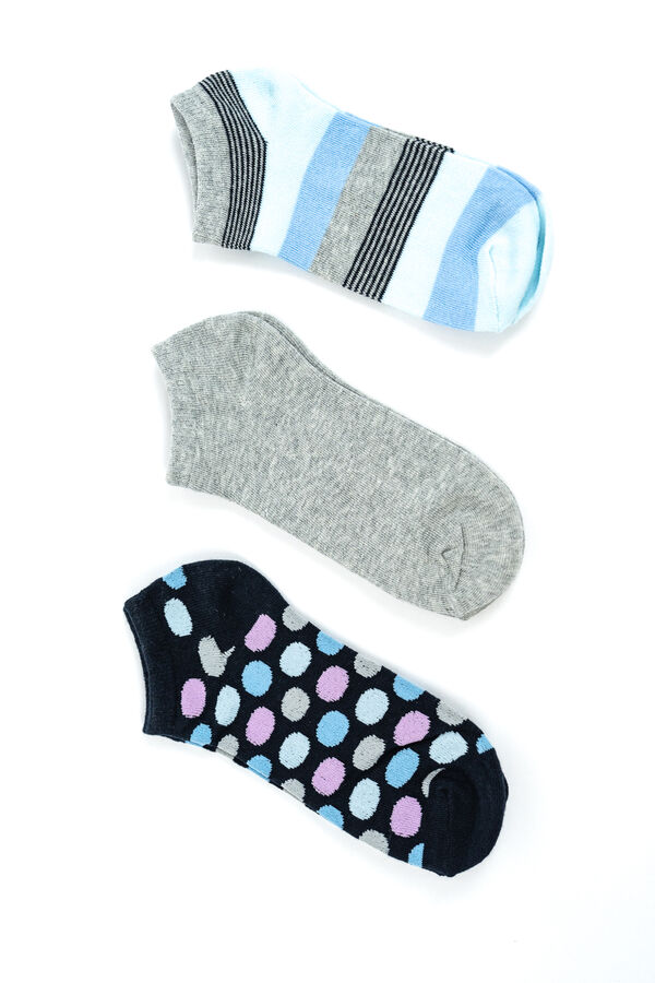 Medias Ankle Clasic, Pack x 3 COLOR UNICO image number null