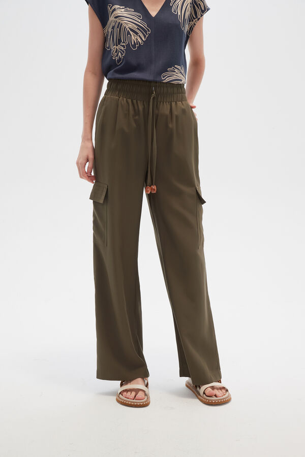 PANTALON UBATUBA VERDE OLIVA OSCURO image number null