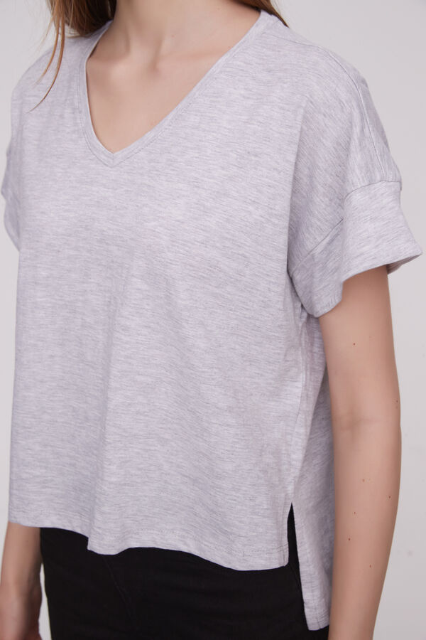 REMERA SABRINA GRIS MELANGE image number null