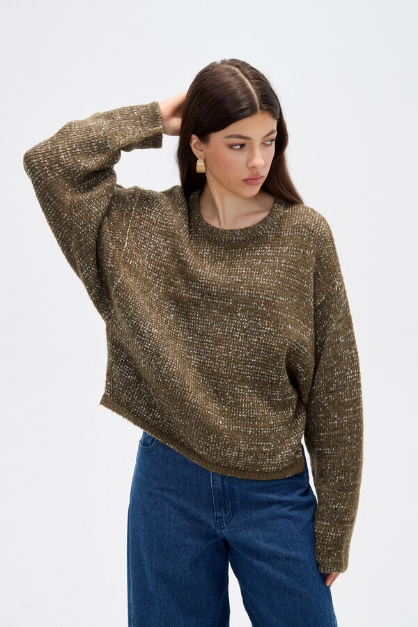 SWEATER RAMIN VERDE OLIVA OSCURO image number null