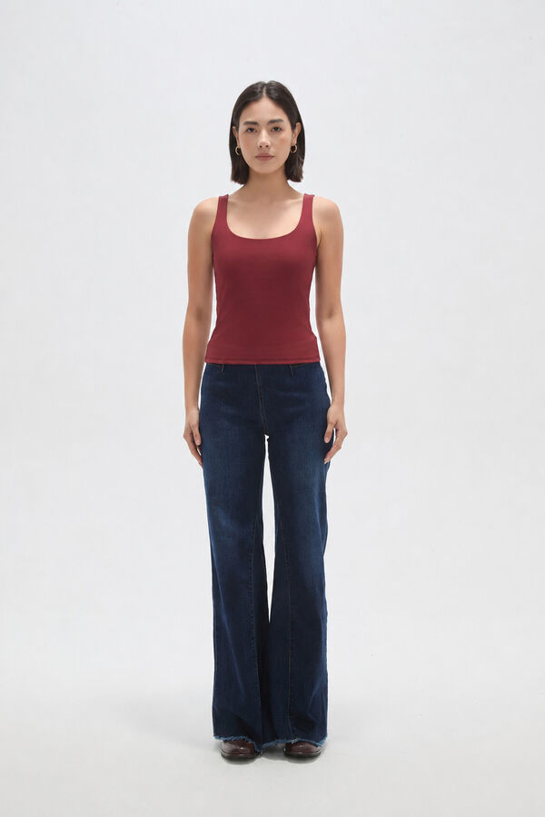 MUSCULOSA MINTAS BORDEAUX image number null