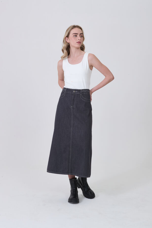 FALDA TRONI GRIS MEDIO image number null