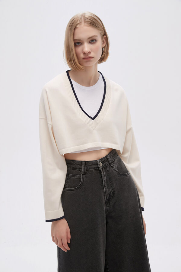 SWEATER LINY CRUDO / NATURAL image number null