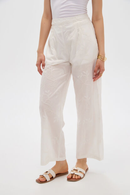 PANTALON GREON 70809 MARFIL  / OFF WHITE image number null
