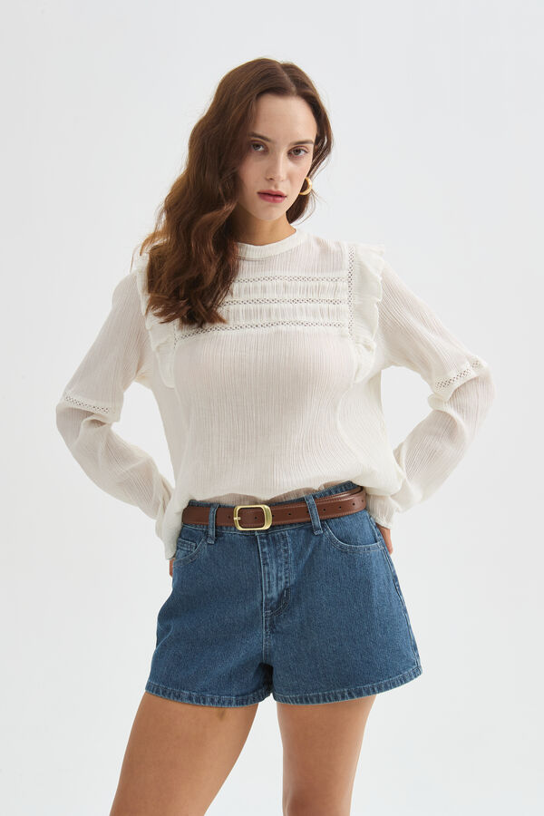 BLUSA SORLAN 70607 AMARILLO PALIDO image number null