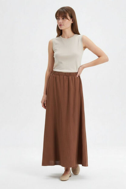 FALDA AZUR 70809 MARRON image number null