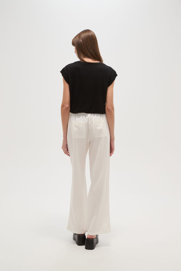 PANTALON ISPANE MARFIL  / OFF WHITE image number null