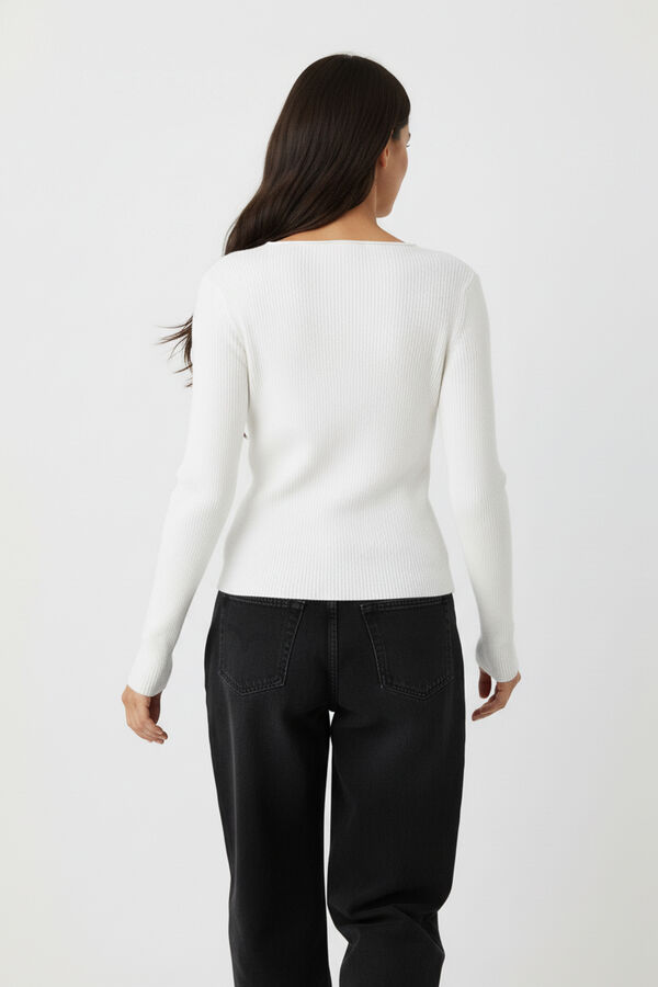 SWEATER AUMBA MARFIL  / OFF WHITE image number null