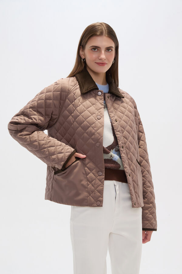 CAMPERA BIANZA TAUPE / MINK / VISON image number null