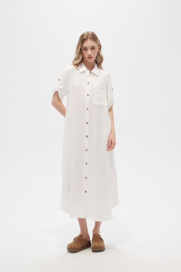 VESTIDO VOCE BLANCO image number null