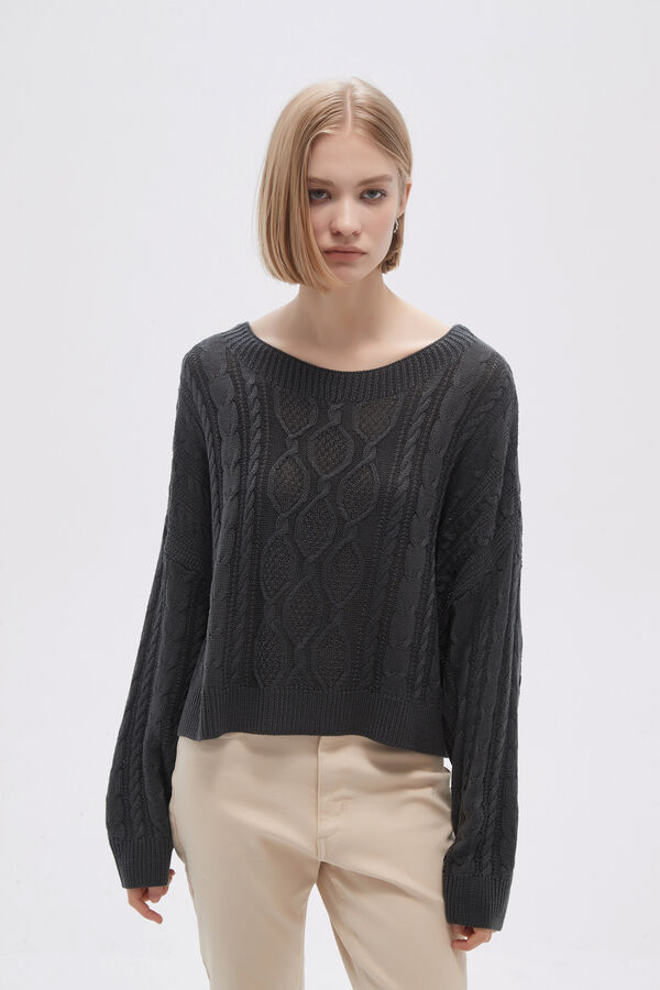 SWEATER VIENTO GRIS TOPO image number null