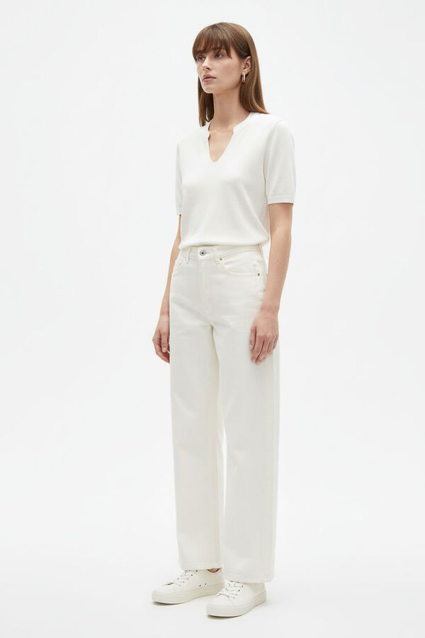 PANTALON ESINO 70607 MARFIL  / OFF WHITE image number null