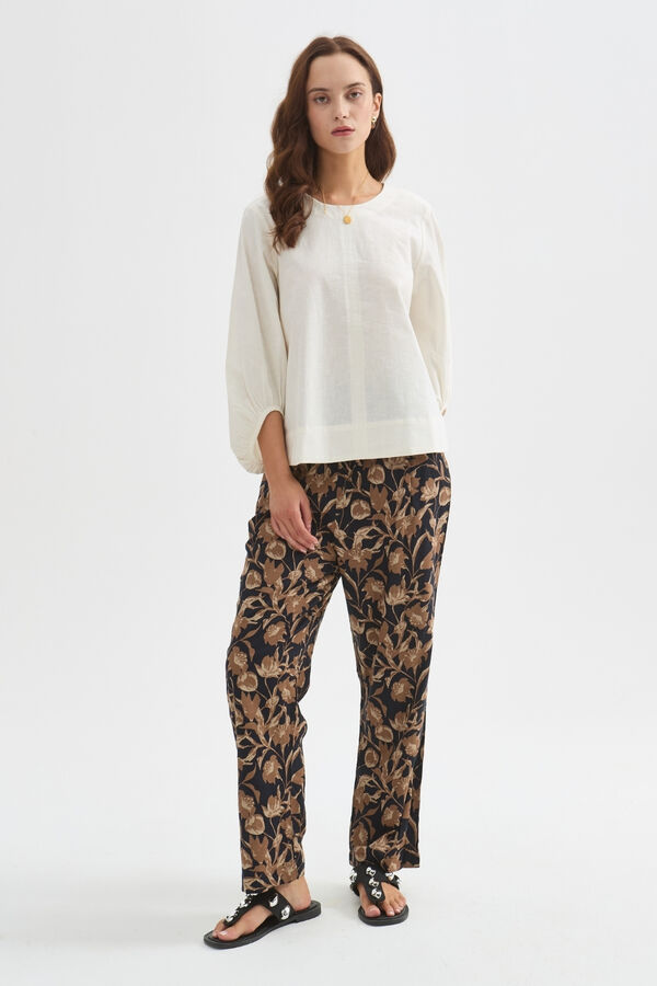 BLUSA RAISA 70607 ARENA MELANGE image number null