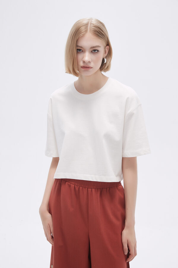 REMERA SOLIS MARFIL  / OFF WHITE image number null