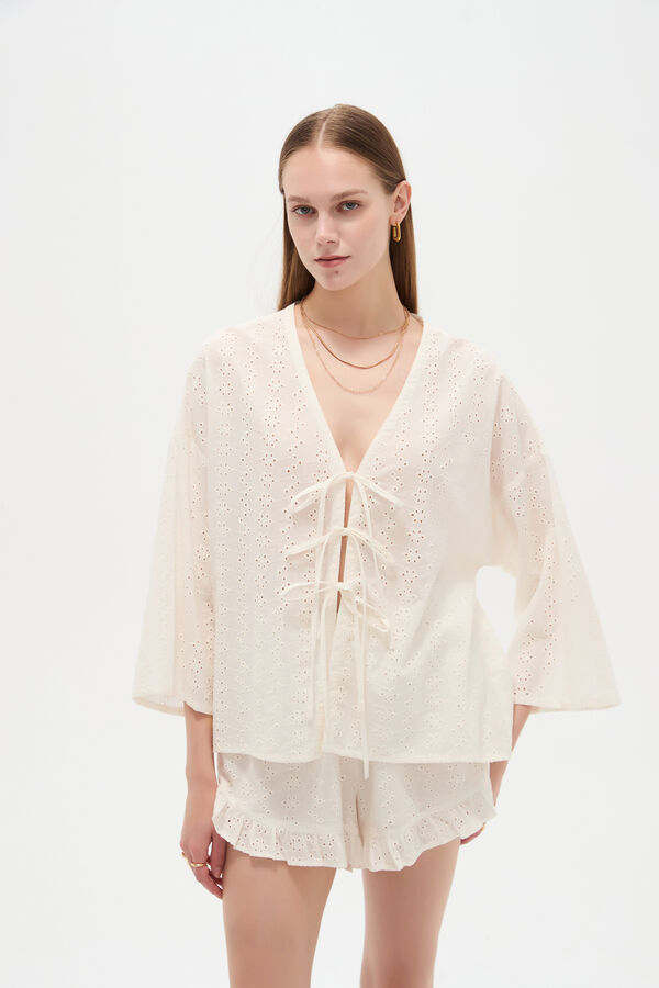 BLUSA ANIS 70809 MARFIL  / OFF WHITE image number null