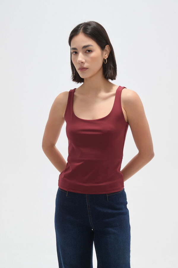 MUSCULOSA MINTAS BORDEAUX image number null