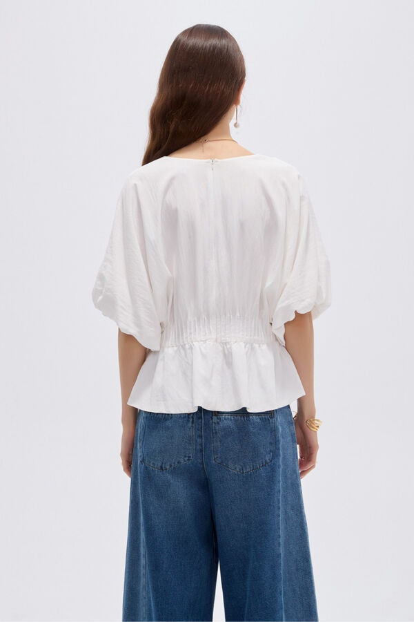 BLUSA LAURIN 70607 MARFIL  / OFF WHITE image number null
