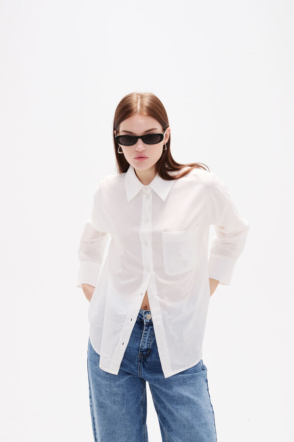 CAMISA BLECH BLANCO image number null