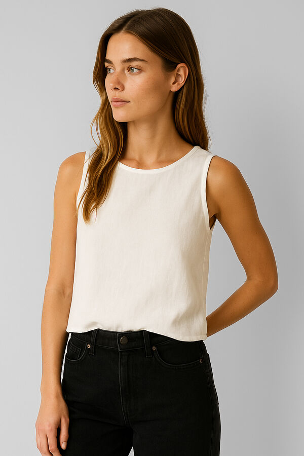 TOPS VEXIL MARFIL  / OFF WHITE image number null