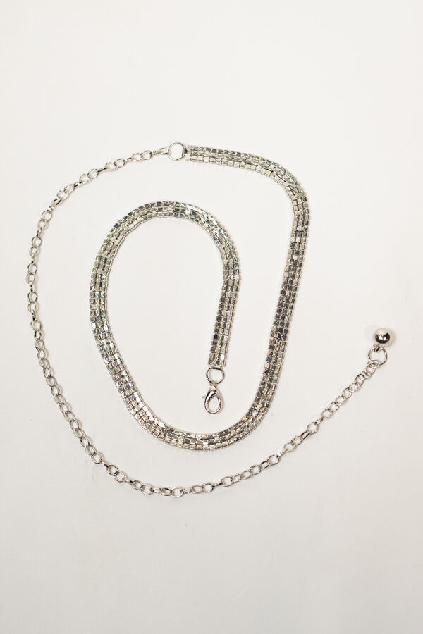 Cinturon Strass PLATEADO image number null