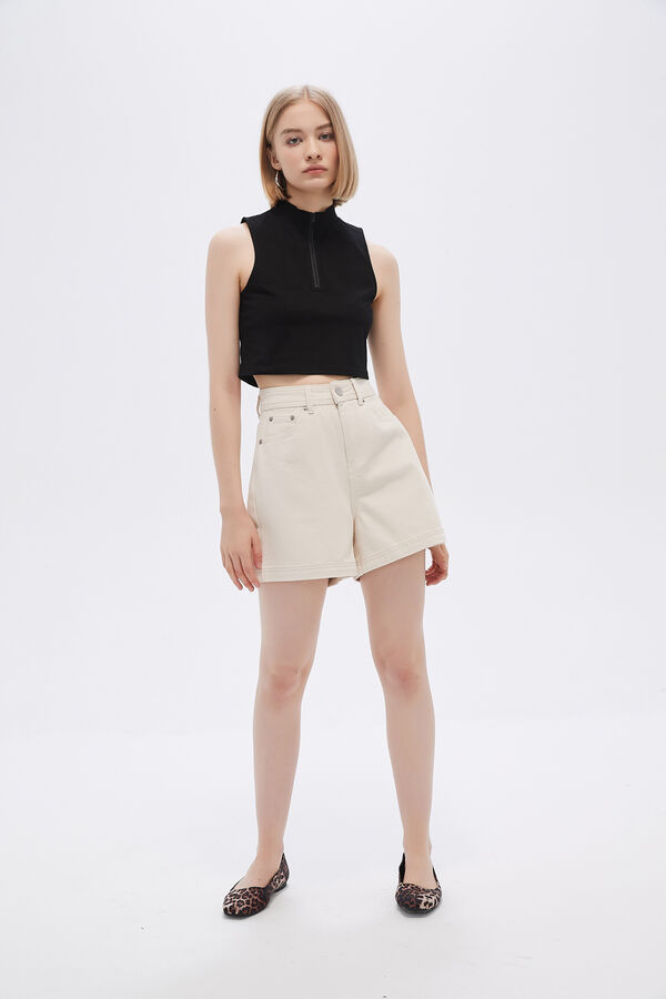 SHORT KALEOS CRUDO / NATURAL image number null